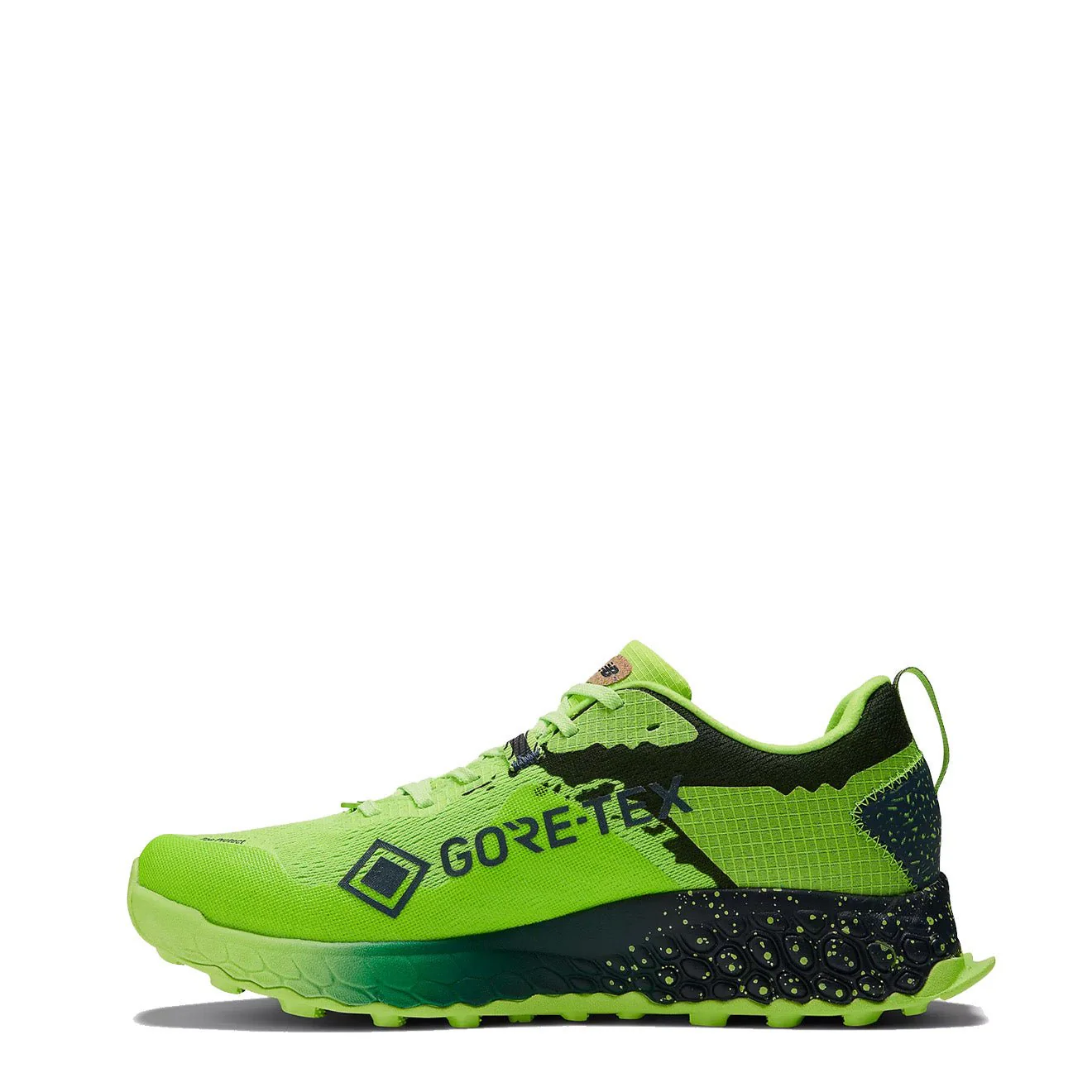New Balance Womens Fresh Foam X Hierro v7 GTX Pixel Green / Natural Indigo - Image 3