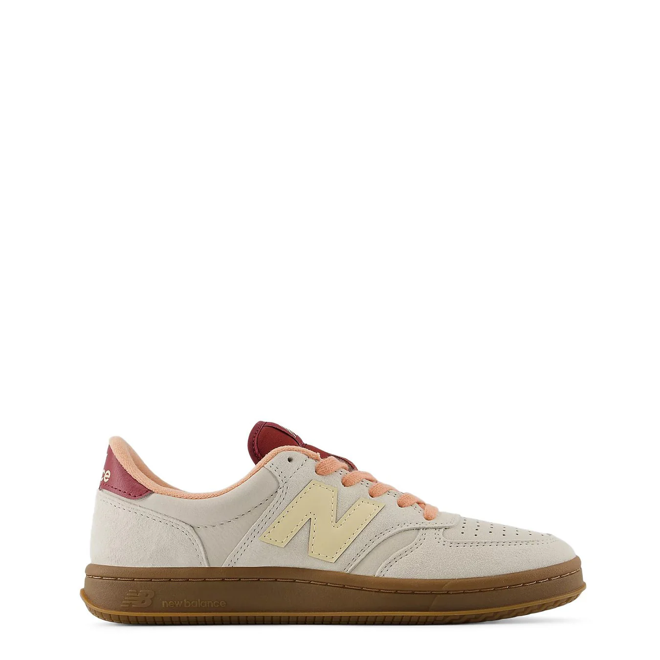 New Balance Womens T500 Shoes Timberwolf / Ashwood / Peach Nectar