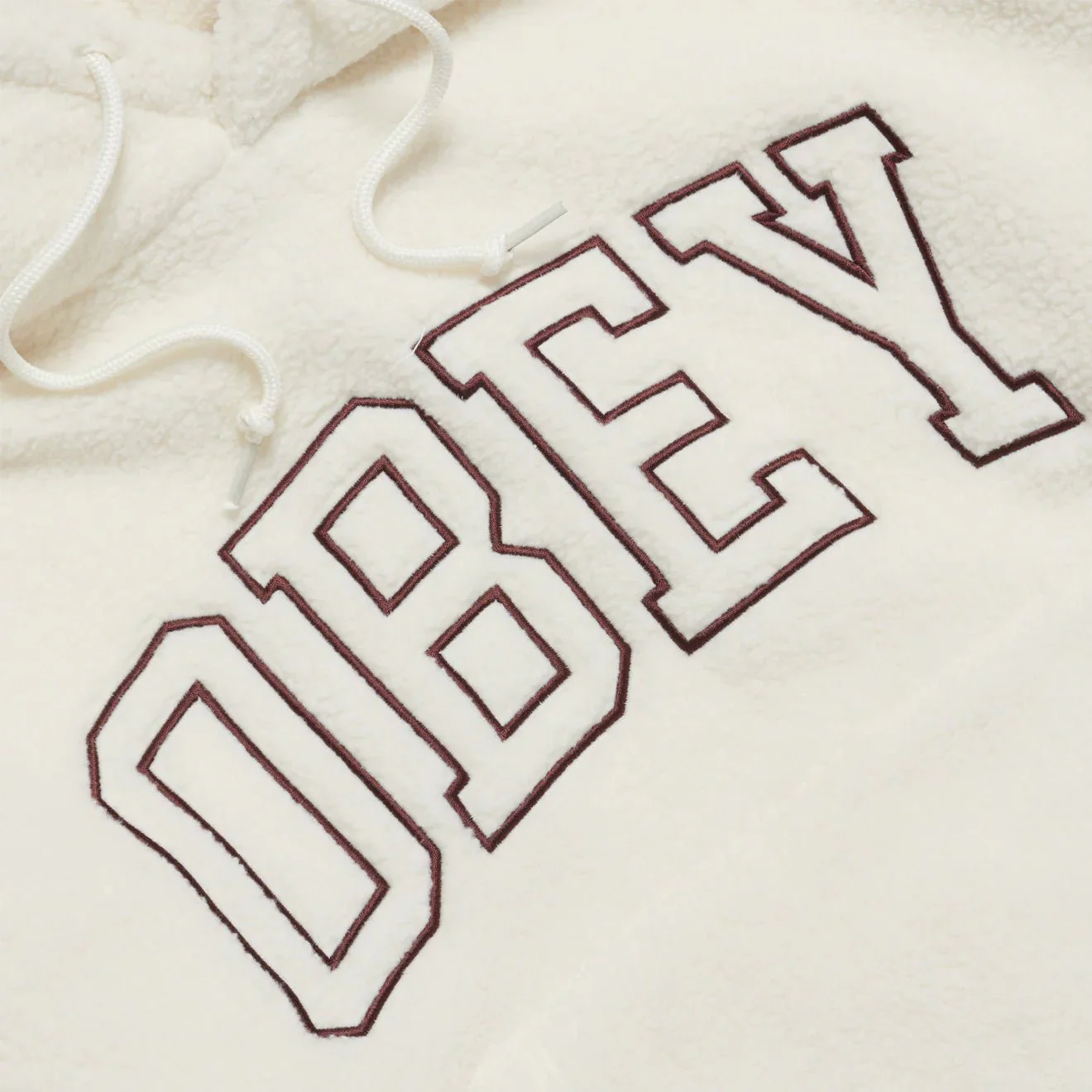 Obey Collegiate Hood Unbleached - Image 3