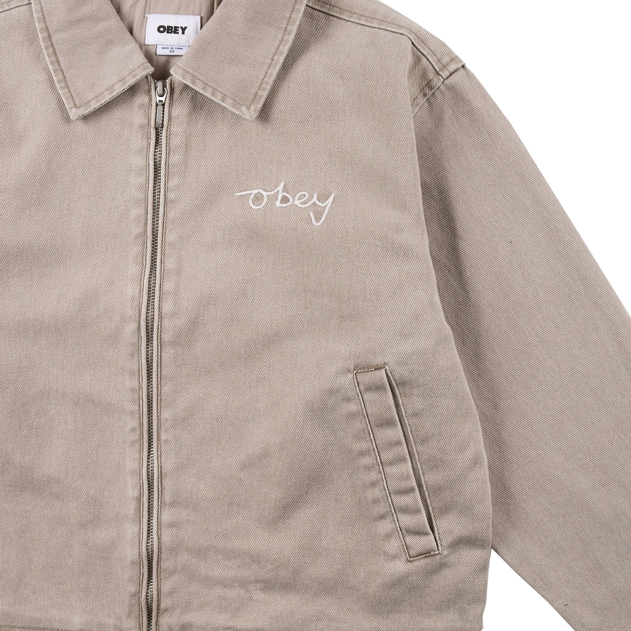 Obey Womens Serene Zip Jacket Fungi - Image 3