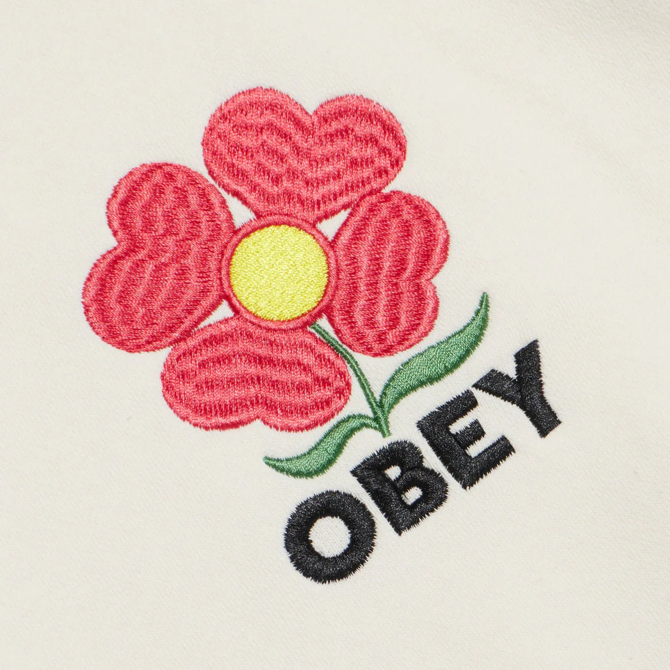Obey Womens Amelia Crew Unbleached - Image 3