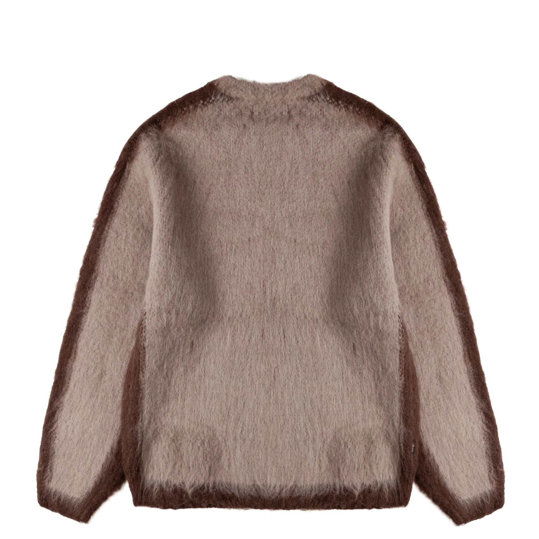 Obey Womens Aura Crew Sweater Taupe - Image 2
