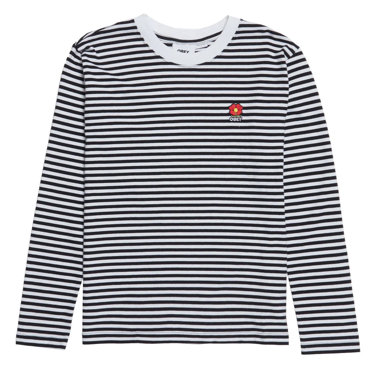 Obey Womens Romelia Tee LS Black Multi