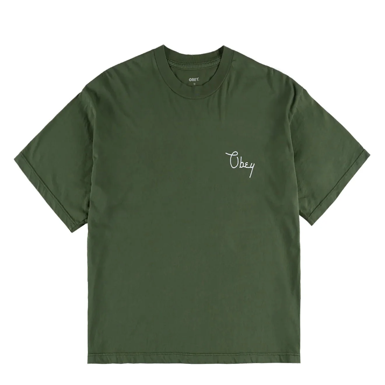Obey Womens Scripty Cities Bronze Green