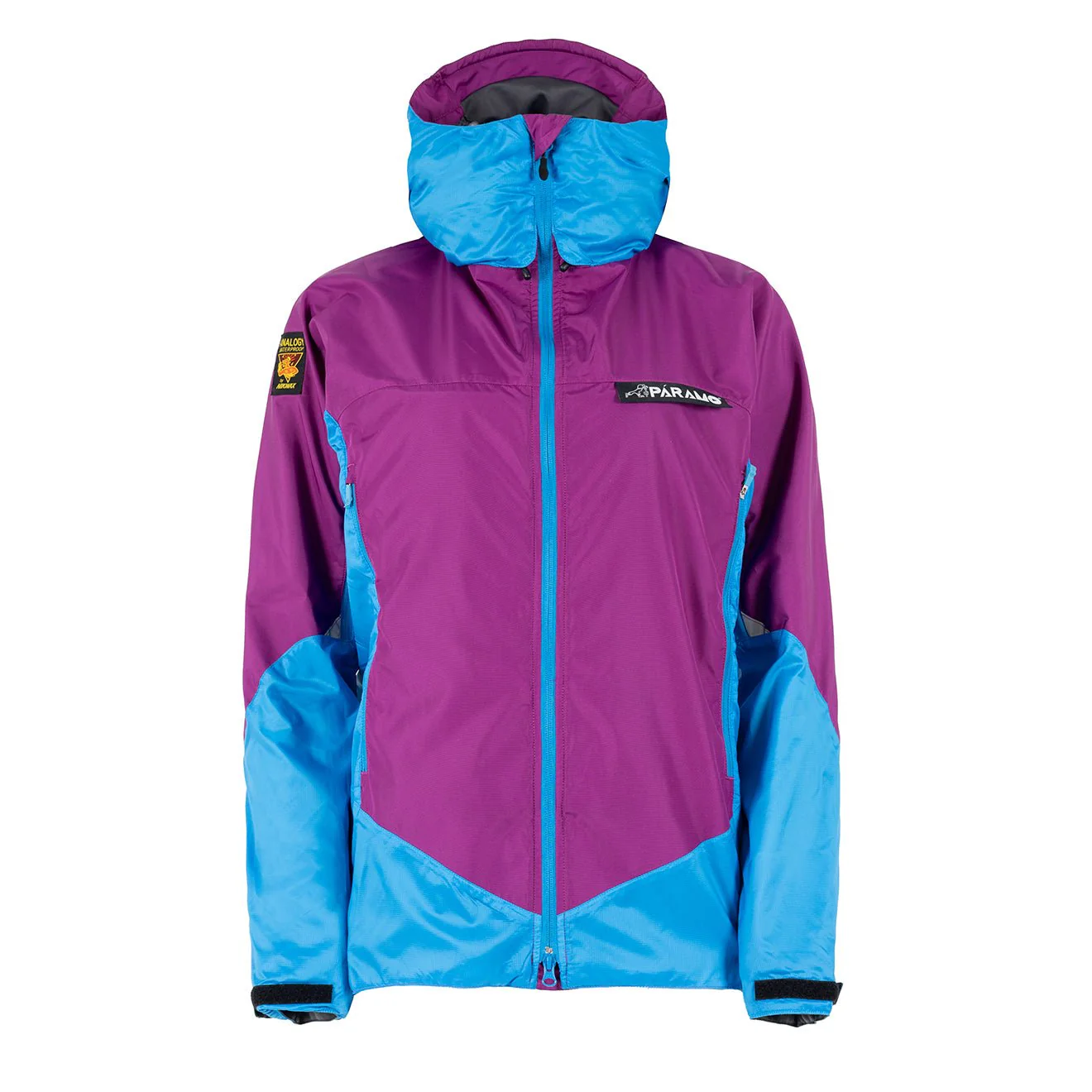 Paramo Womens Velez Jacket Foxglove / Neon Blue