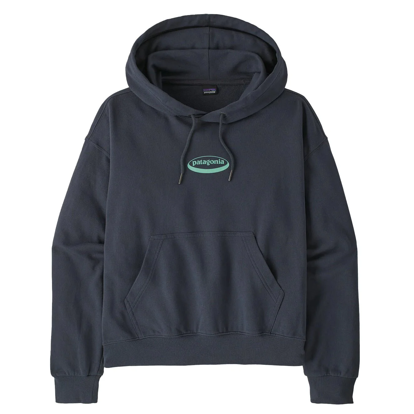 Patagonia Womens '95 Oval Logo Daily Hoody Smolder Blue Moon Tripper