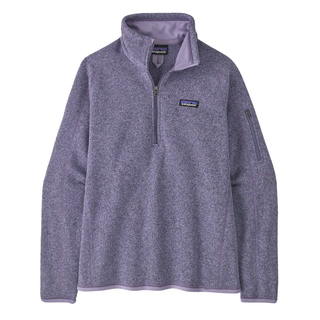 Patagonia Womens Better Sweater 1/4 Zip Concrete Purple