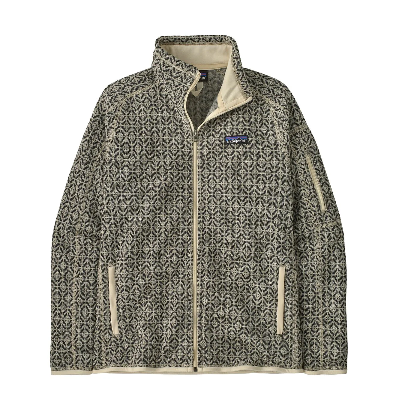 Patagonia Womens Better Sweater Fleece Jacket Scales Natural