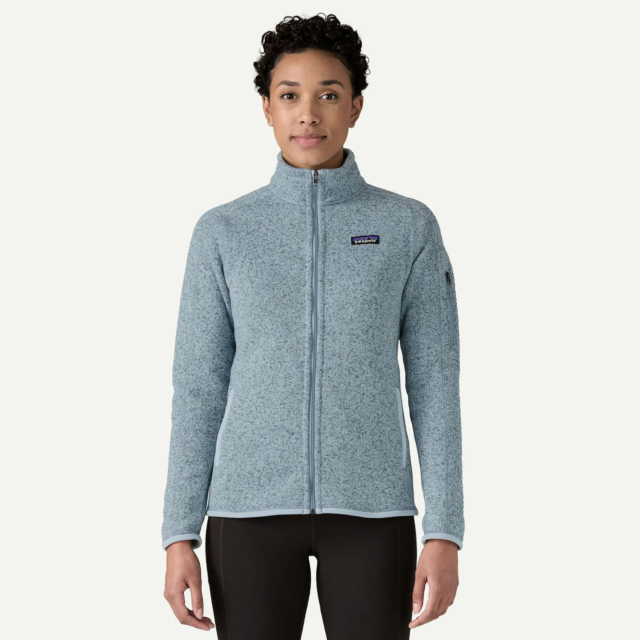 Patagonia Womens Better Sweater Jacket Fleck Blue - Image 2