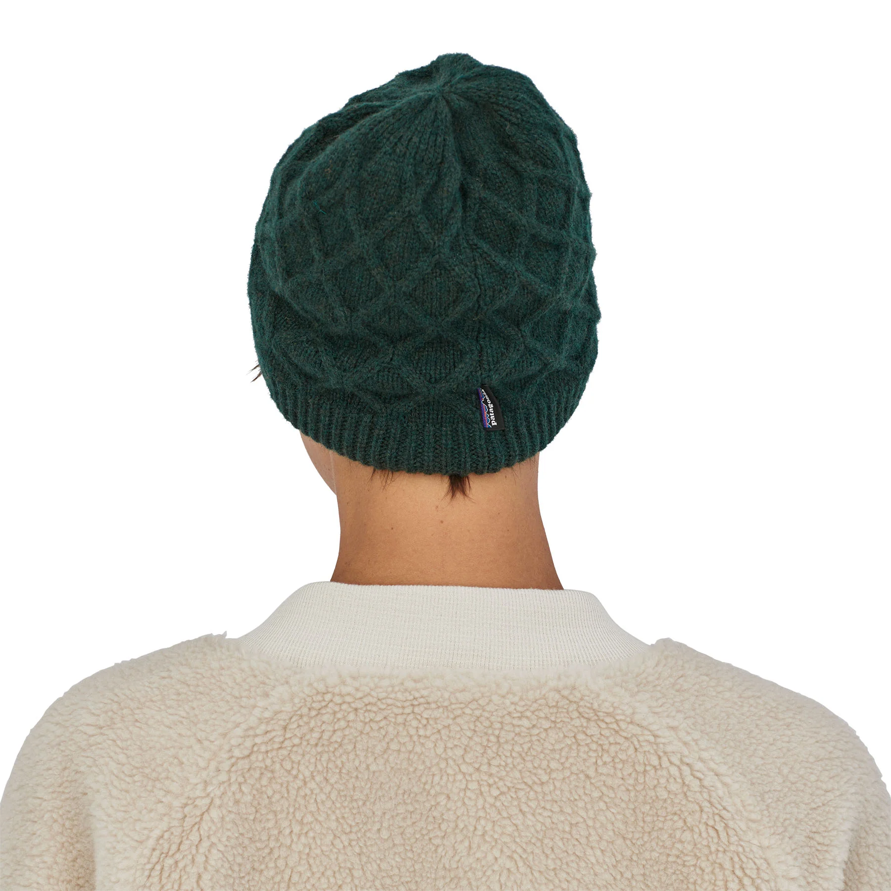 Patagonia Womens Honeycomb Knit Beanie Northern Green - Image 4