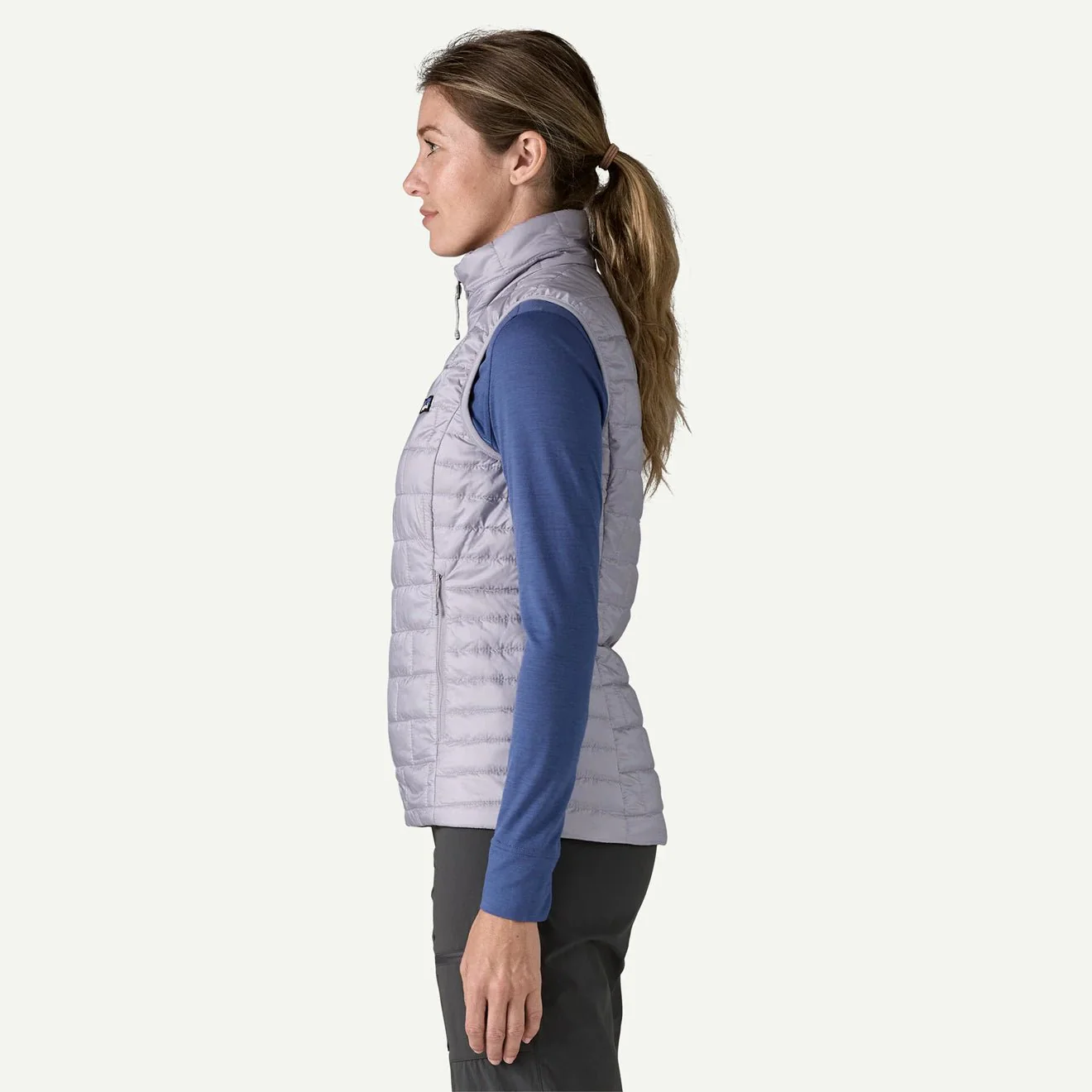 Patagonia Womens Nano Puff Vest Permafrost Purple - Image 3