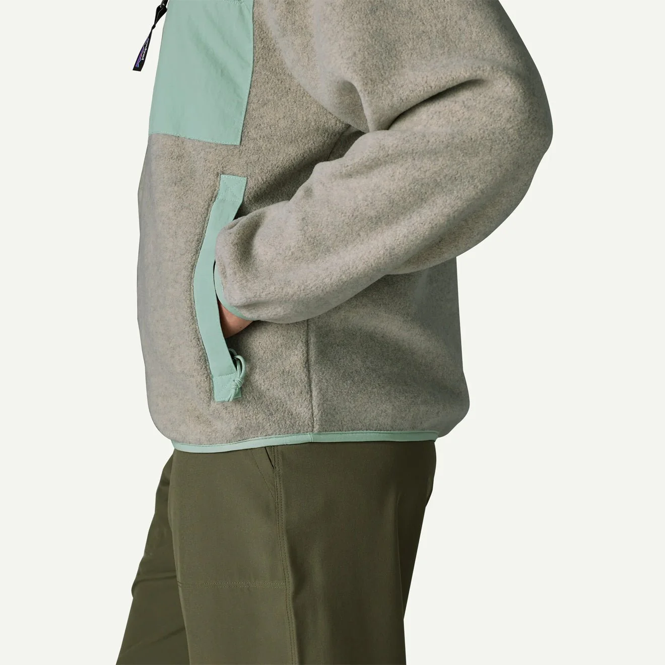 Patagonia Womens Synch Jacket Oatmeal Heather / Thin Ice - Image 5
