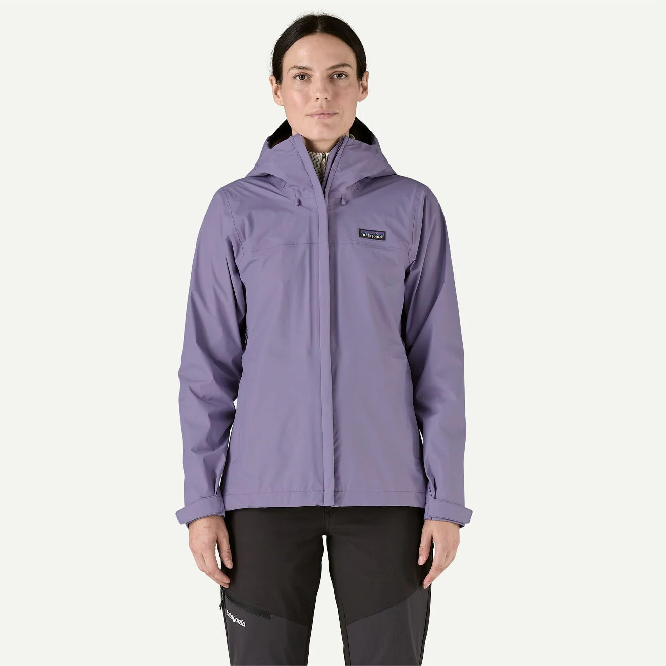 Patagonia Womens Torrentshell 3L Rain Jacket Concrete Purple - Image 2