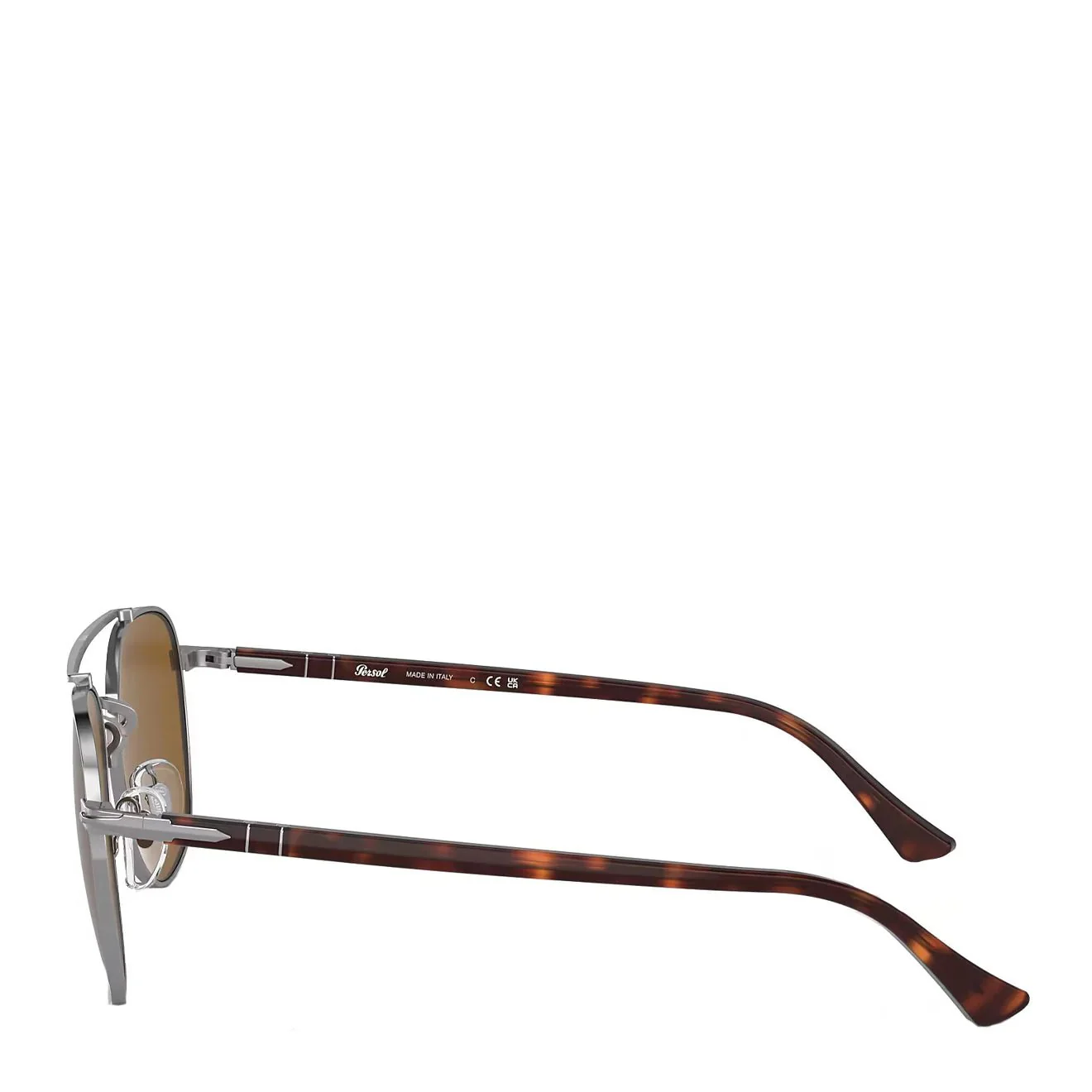Persol PO1006S Sunglasses Gunmetal / Brown Lens - Image 3
