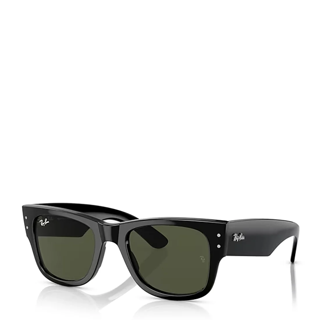 Ray-Ban RB0840S 901/31 51 Mega Wayfarer Sunglasses Polished Black - Image 2