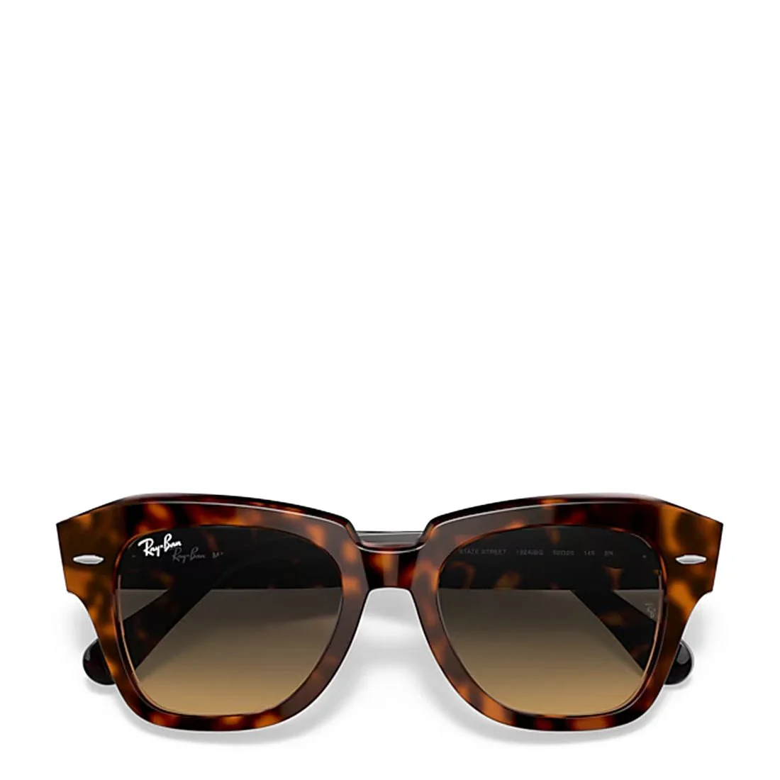 Ray-Ban RB2186 1292B1 49 State Street Sunglasses Polished Havana - Image 4