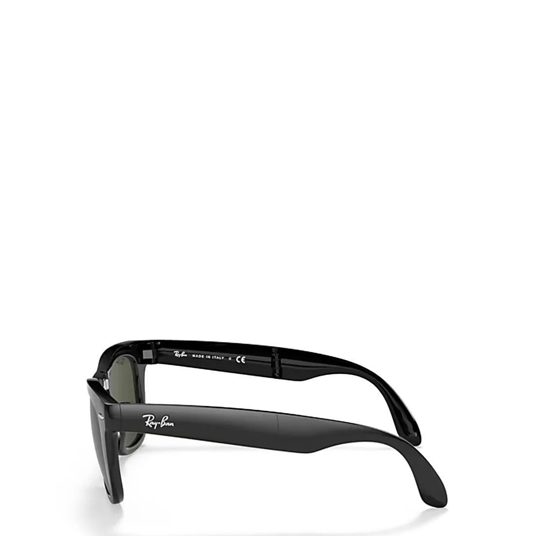 Ray-Ban RB4105 601 501 Wayfarer Folding Classic Sunglasses Polished Black - Image 4