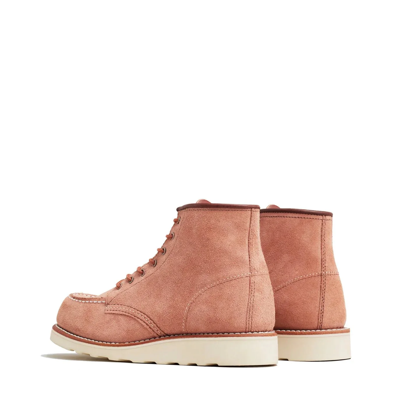 Red Wing Womens Classic 6 Inch Moc Dusty Rose Abilene Leather - Image 3