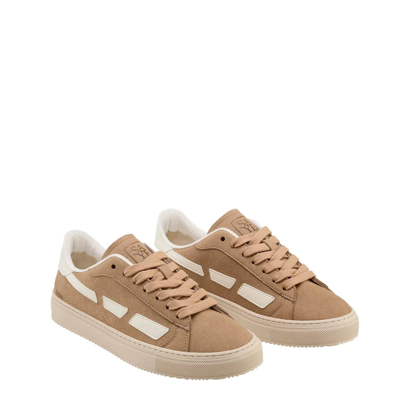 Saye Womens M99 City Trainers Beige - Image 2