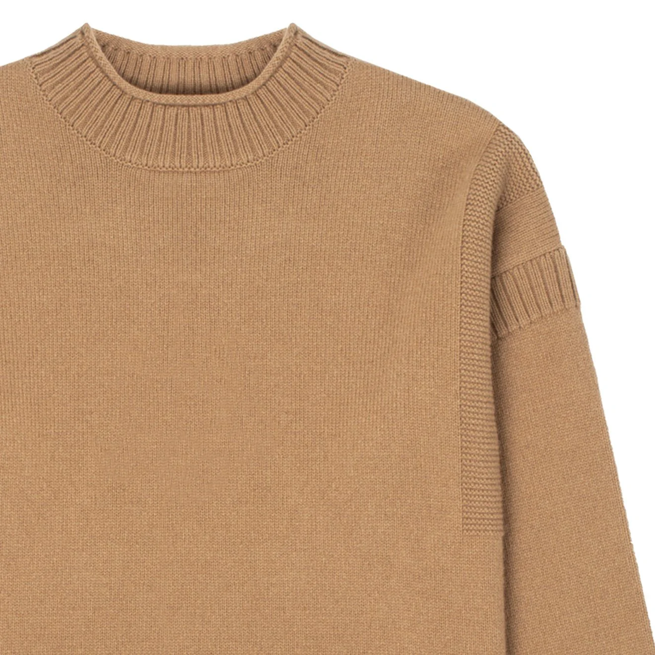 Sunspel Womens Fisherman Jumper Camel - Image 3