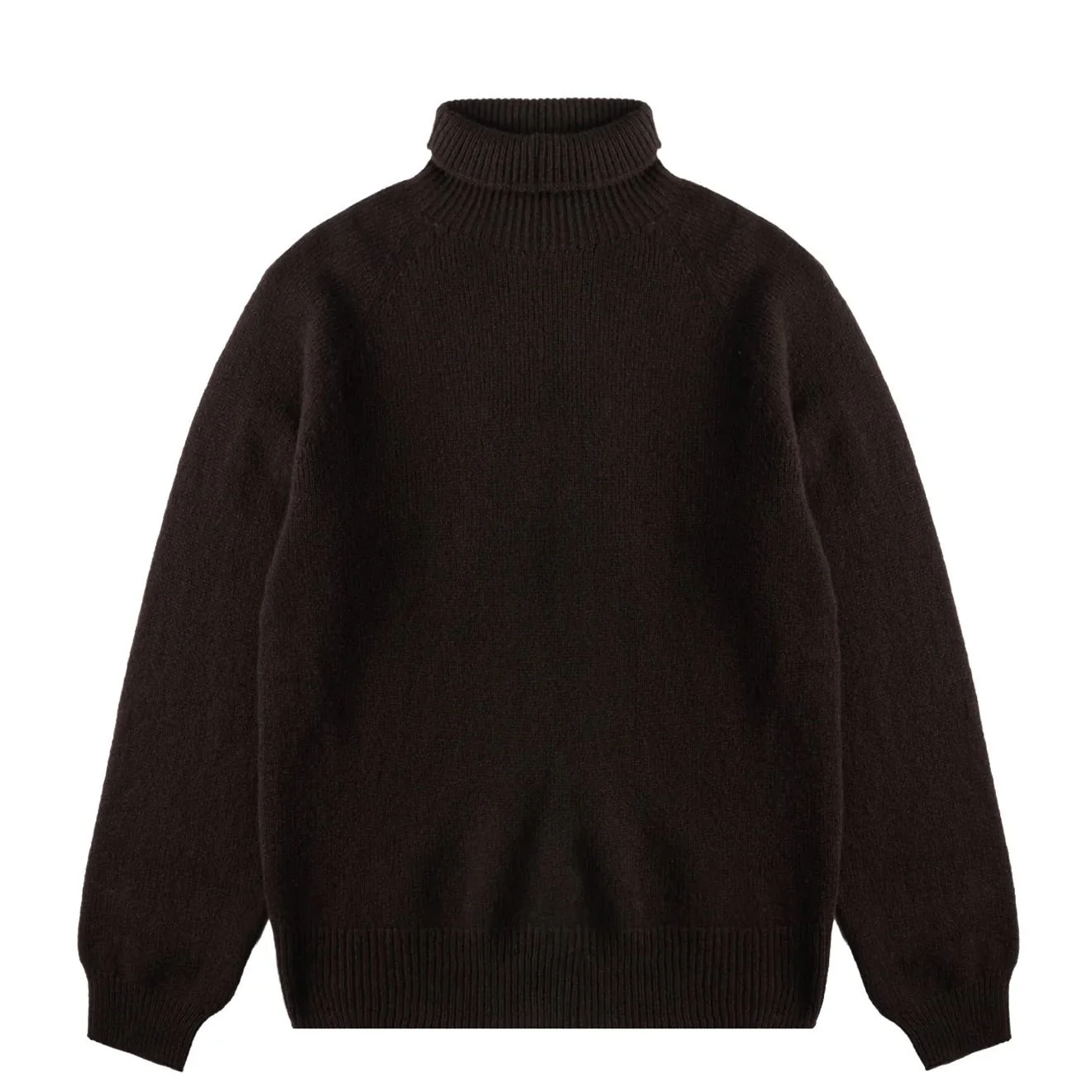 Sunspel Womens Lambswool Funnel Truffle