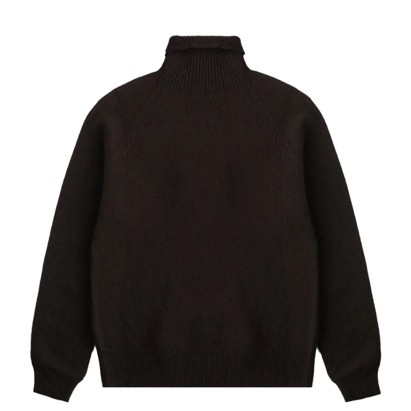 Sunspel Womens Lambswool Funnel Truffle - Image 2