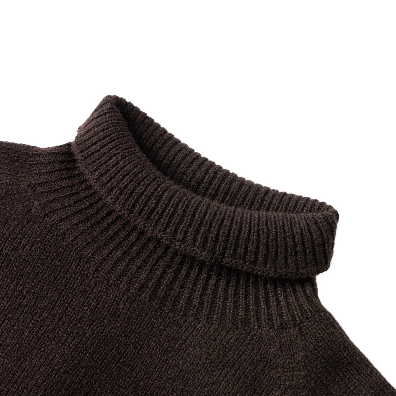 Sunspel Womens Lambswool Funnel Truffle - Image 3