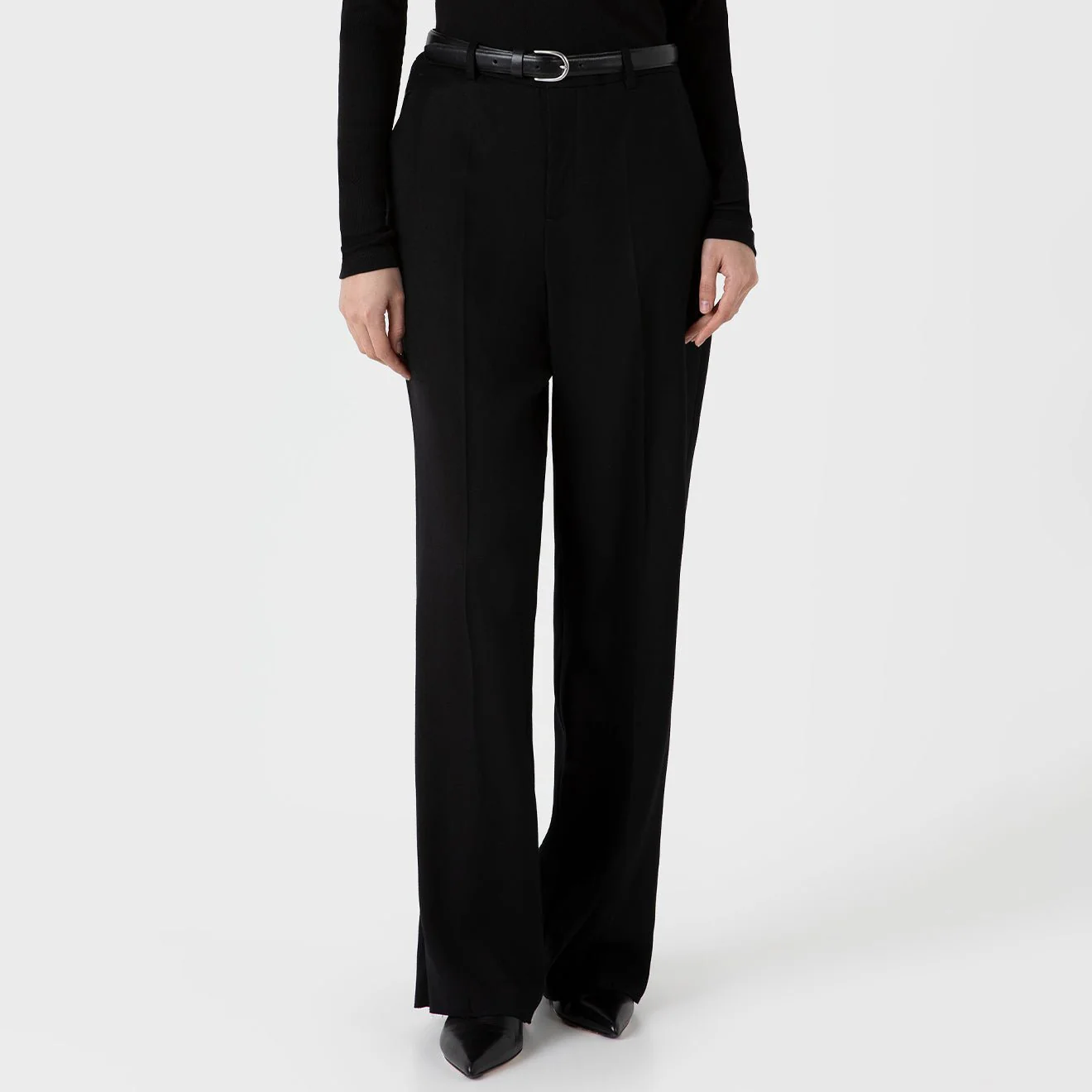 Sunspel Womens Tailored Trouser Black - Image 2
