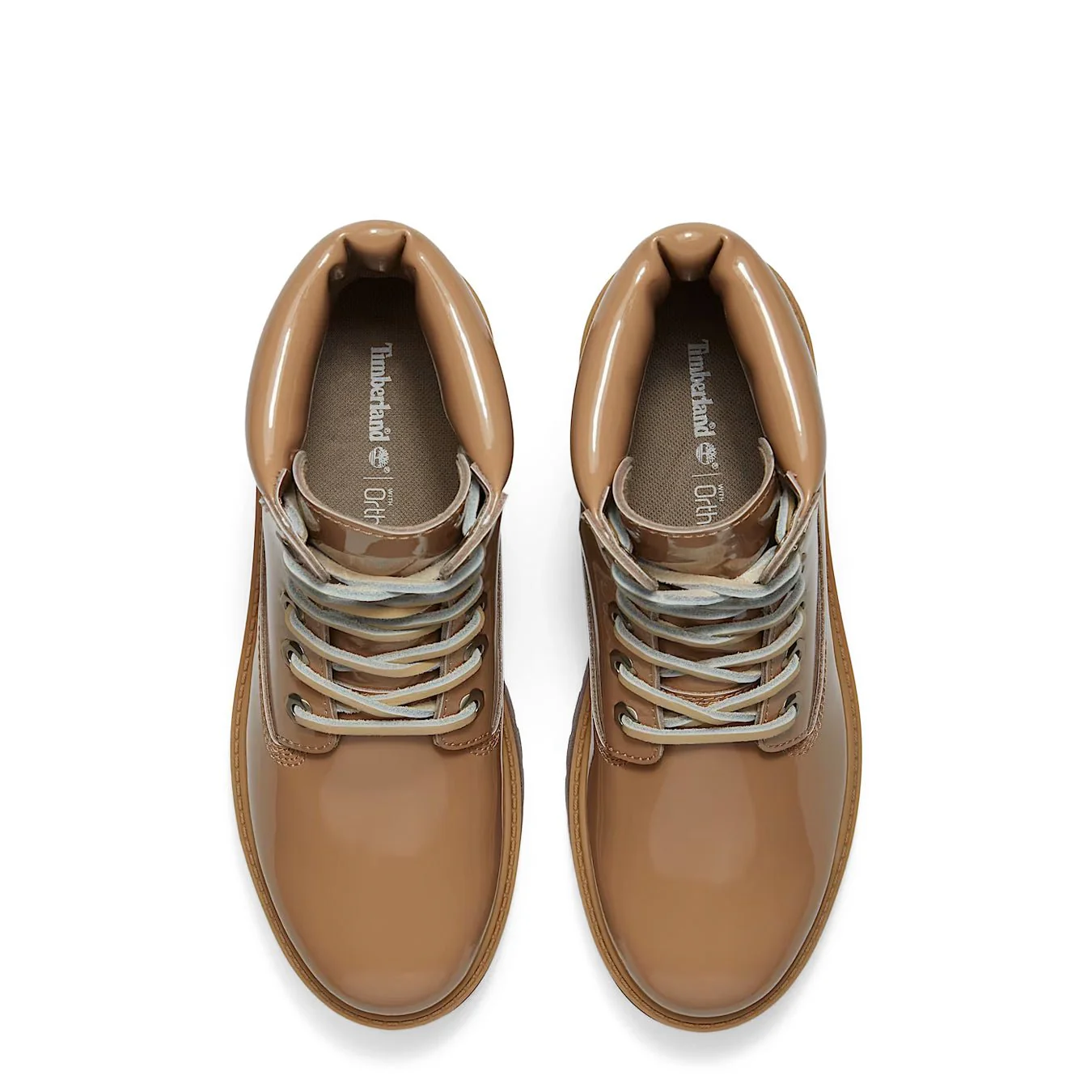 Timberland Womens Stone Street 6-Inch Waterproof Platform Boot Beige - Image 3