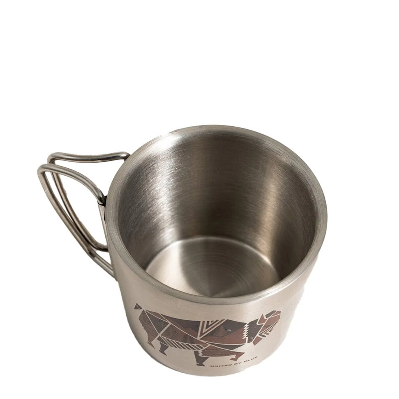 United by Blue 12oz Compass Cup Geo Bison - Image 4