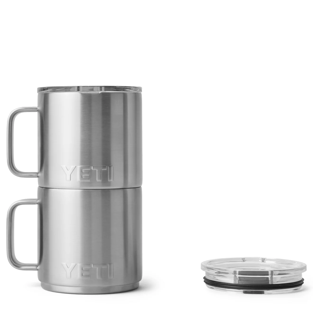 YETI Rambler 14oz Stackable Mug MS Stainless Steel - Image 4